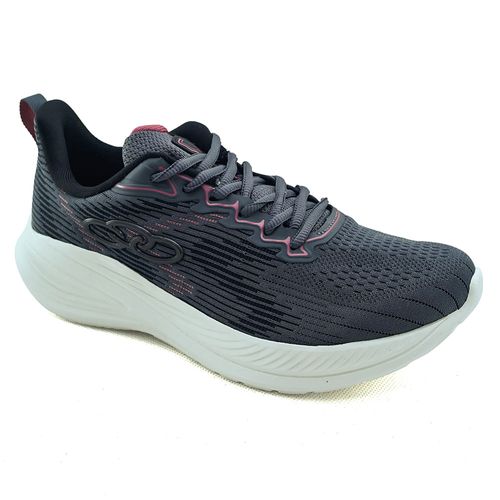 Tênis Olympikus Marte Chumbo e Hibisco Feminino