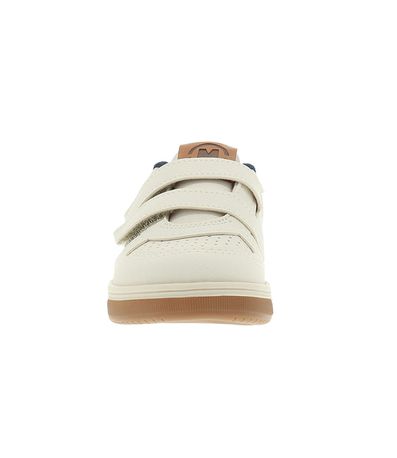 Tênis Molekinho Sola Caixa Off White e Marinho Infantil Masculino