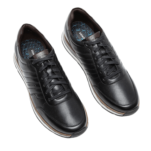 Sapatênis Esportivo Democrata Denim Grow Hi-Soft 32 Preto
