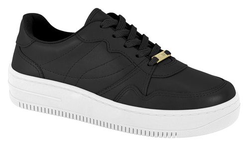 Tênis Casual Vintage Branco e Preto Vizzano Feminino