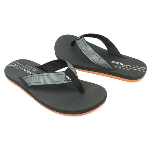Chinelo de Dedo Itapuã  Preto e Laranja Masculino