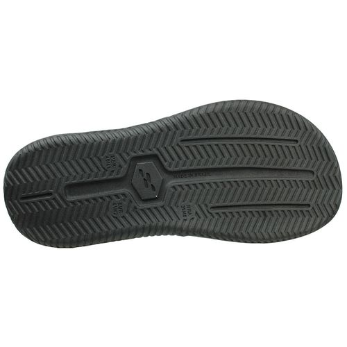 Chinelo de Dedo Sintético Itapuã Preto e Limão Masculino