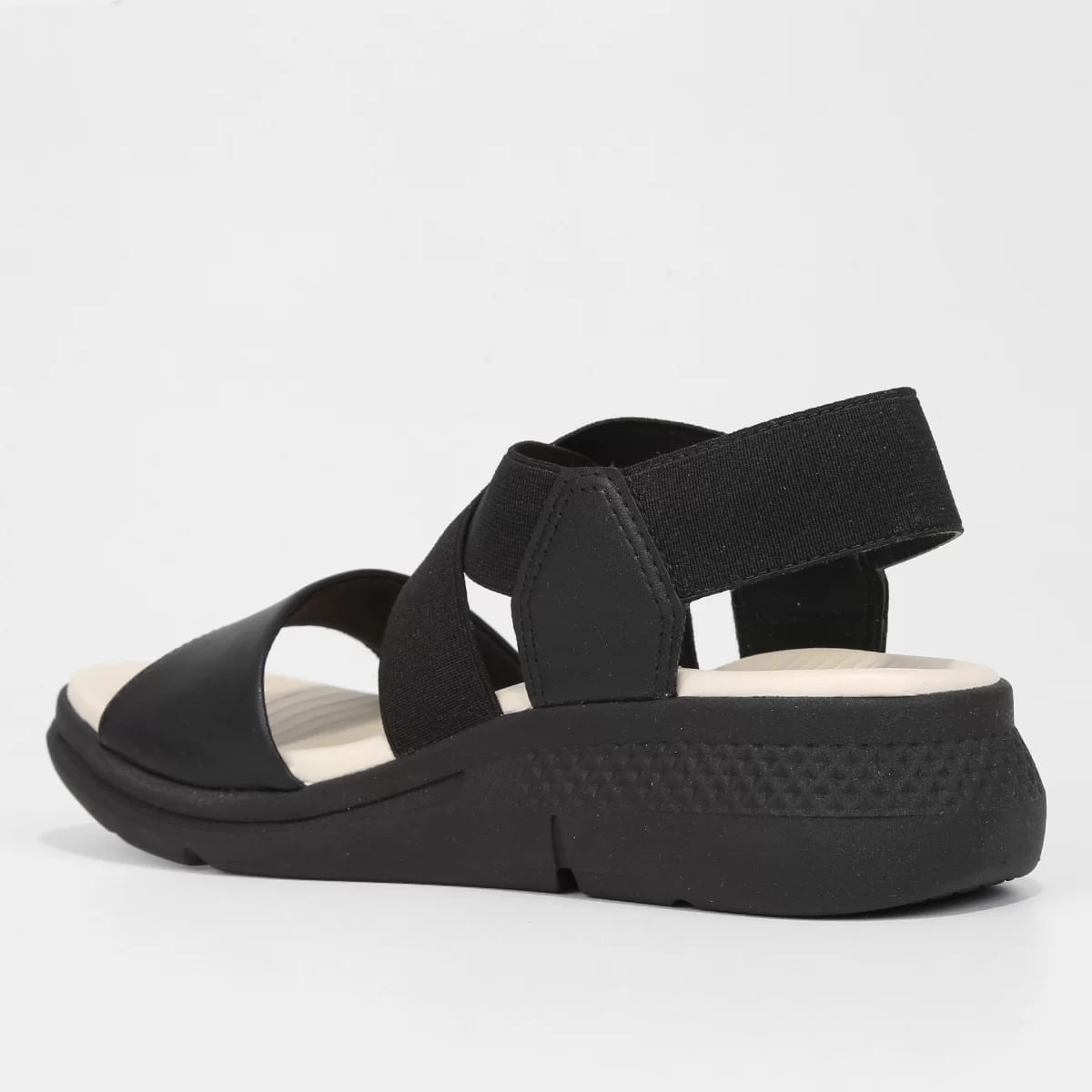 Sandália Plataforma Comfortflex Preto Feminino - Moda Feminina E ...