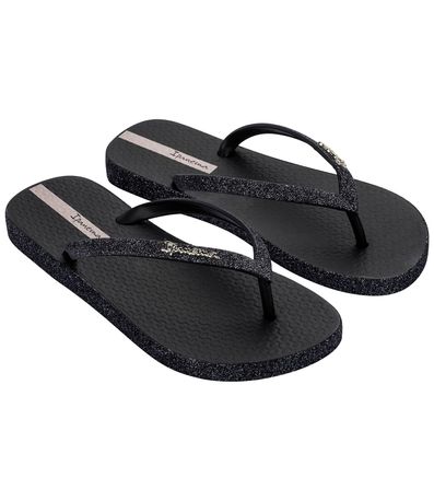 Chinelo Ipanema Maxi Glow Preto Feminino