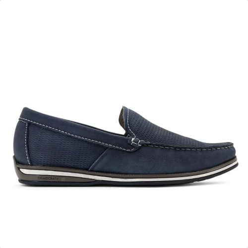 Sapato Mocassim Democrata Ted Azul Masculino