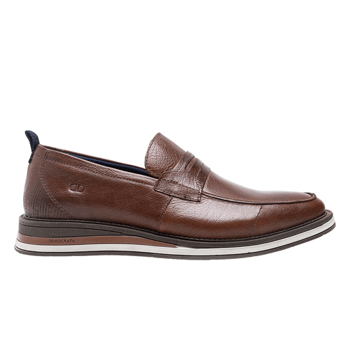Sapato Casual Democrata Type Marrom Masculino