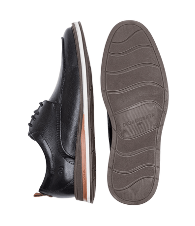 Sapato Casual Democrata Type Preto  Masculino