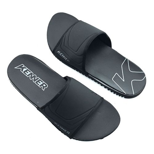 Chinelo Kenner Slide Go Preto e Cinza Masculino