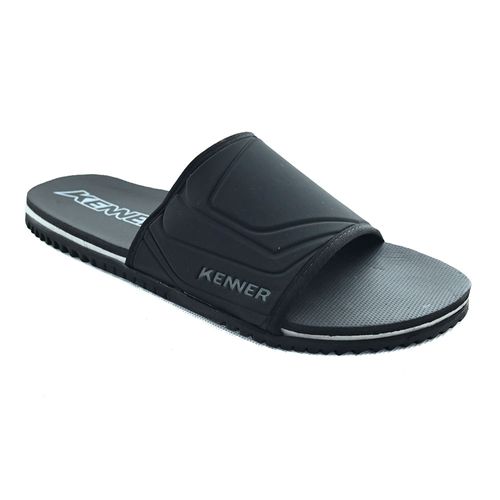 Chinelo Kenner Slide Go Preto e Cinza Masculino