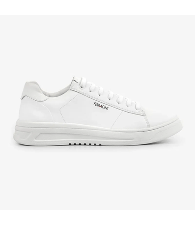 Sapatênis Couro Ferracini Branco Masculino