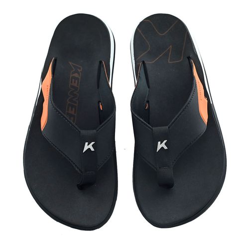 Chinelo Dedo Kenner X-Gel  Hzo Preto e Laranja Masculino