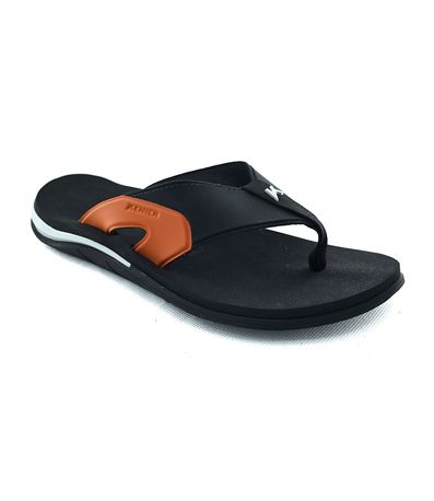Chinelo Dedo Kenner X-Gel  Hzo Preto e Laranja Masculino