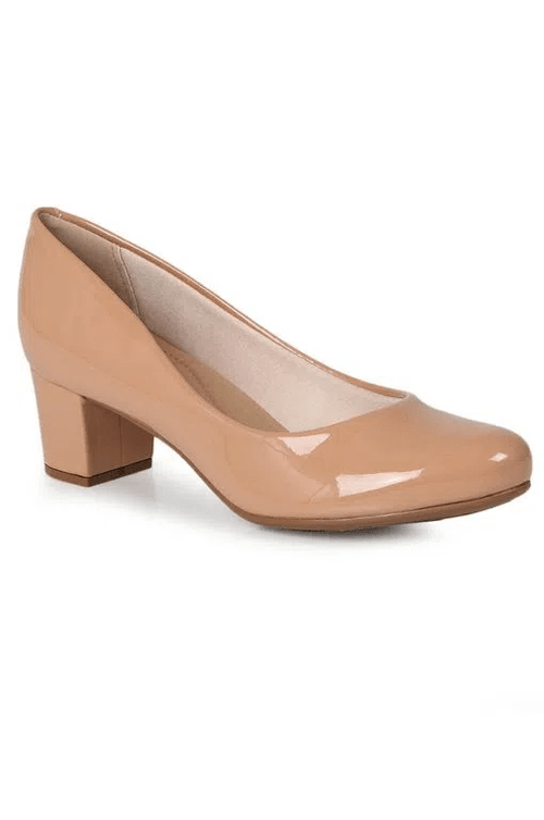 Sapato Scarpin Beira Rio Nude Feminino