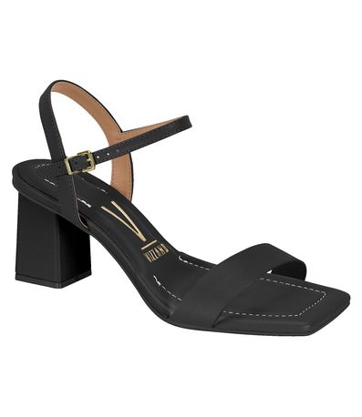 Sandália Salto Preto Vizzano Feminina