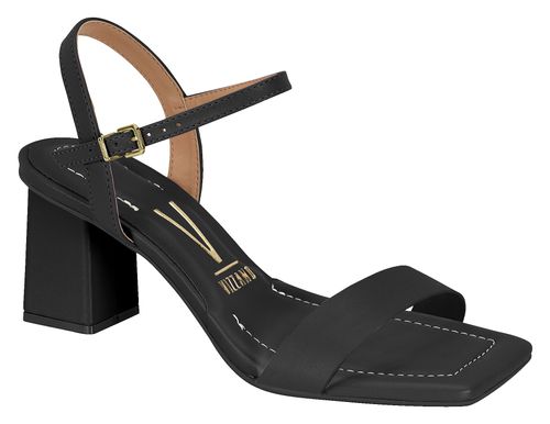 Sandália Salto Preto Vizzano Feminina