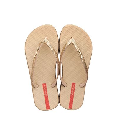 Chinelo Dedo Ipanema Maxi Glow Bege Feminino
