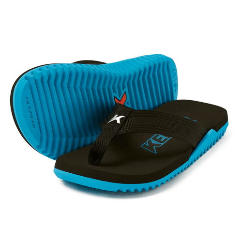 Chinelo de Dedo Preto e Azul Turquesa Kenner Masculino