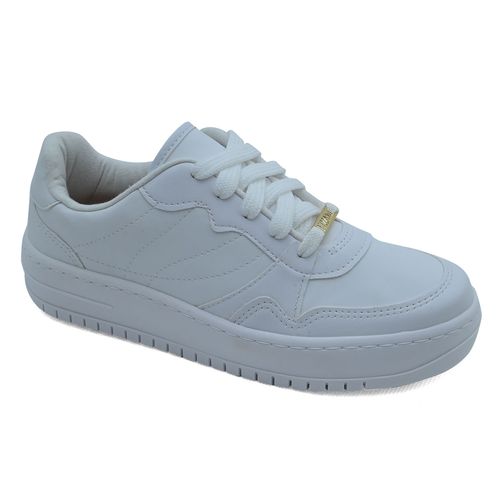 Tênis Casual Vintage Vizzano Branco Feminino