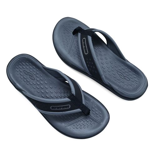 Chinelo Dedo Olympikus Preto e Cinza Masculino