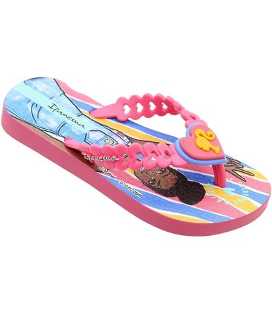 Chinelo Ipanema Barbie Style Rosa e Azul Infantil