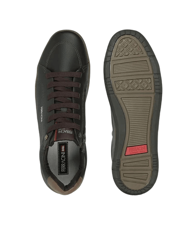 Sapatênis Casual Ferracini Chocolate Masculino