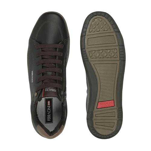 Sapatênis Casual Ferracini Chocolate Masculino
