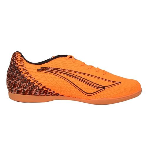 Chuteira Penalty Bravo XXII Laranja e Preto Masculino