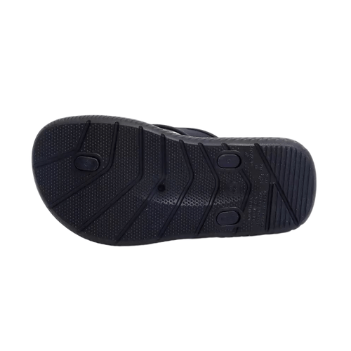 Chinelo Dedo Molekinho Marinho e Laranja Masculino