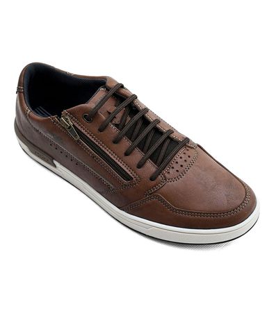 Sapatênis Pegada Casual Apollo Marrom Masculino