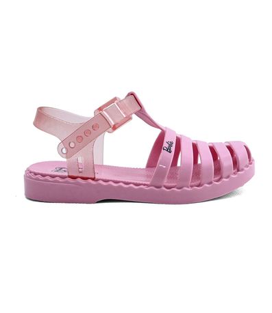 Sandalia Flats Grendene Kids Barbie Duo Rosa