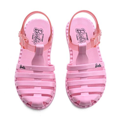 Sandalia Flats Grendene Kids Barbie Duo Rosa