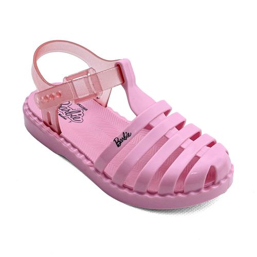 Sandalia Flats Grendene Kids Barbie Duo Rosa