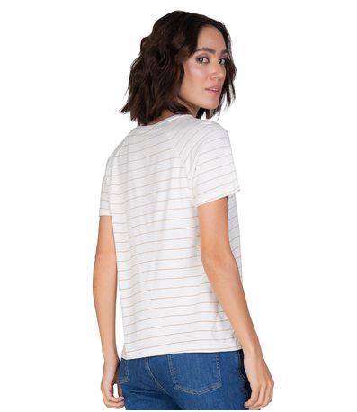Blusa Feminina Estampada Rovitex Bege