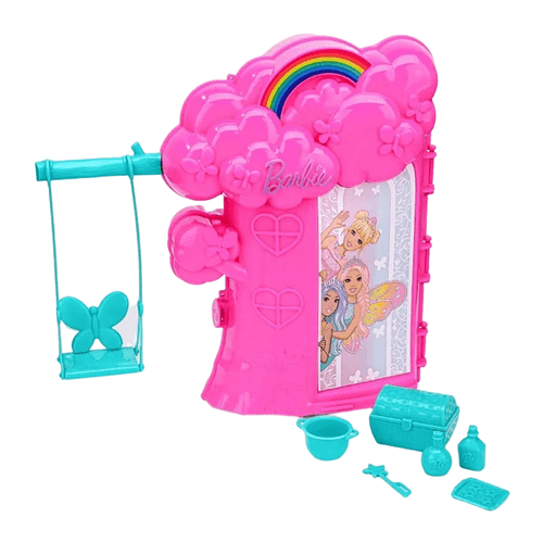 Sandália Grendene Barbie Casa Na Árvore Rosa Infantil