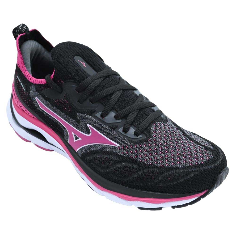 Tenis preto best sale mizuno feminino