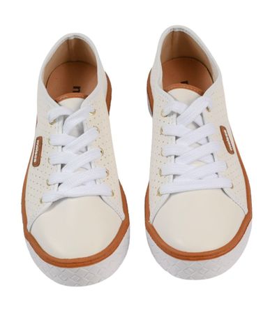 Tênis Sola Caixa Feminino Moleca - Branco