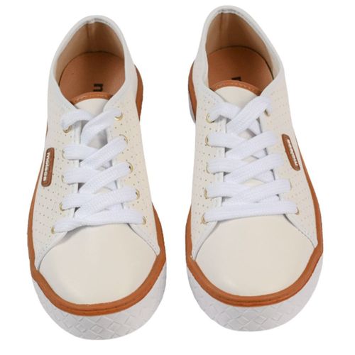 Tênis Sola Caixa Feminino Moleca - Branco