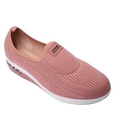 Tênis Casual Modare Tecido Conforto Bege Feminino
