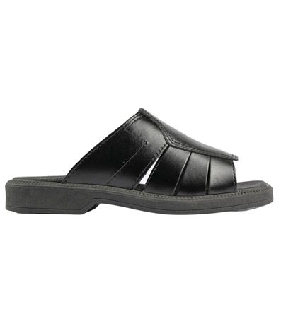 Chinelo Slide Itapuã Couro Preto Masculino