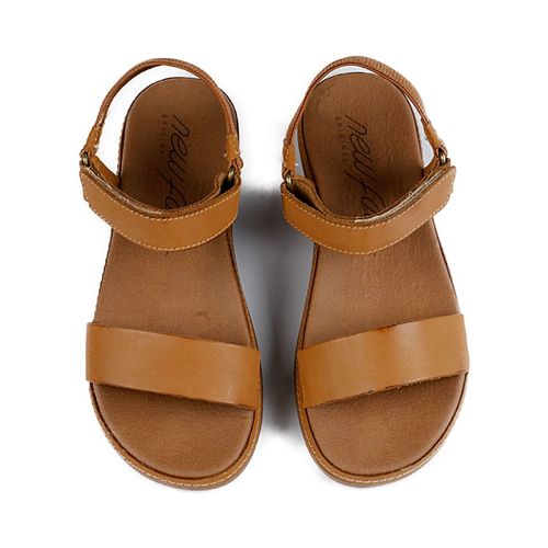 Sandália Flat New Face Feminino Âmbar