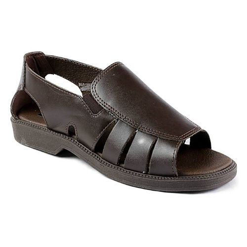 Sandália Flat Itapuã Couro Marrom Masculino