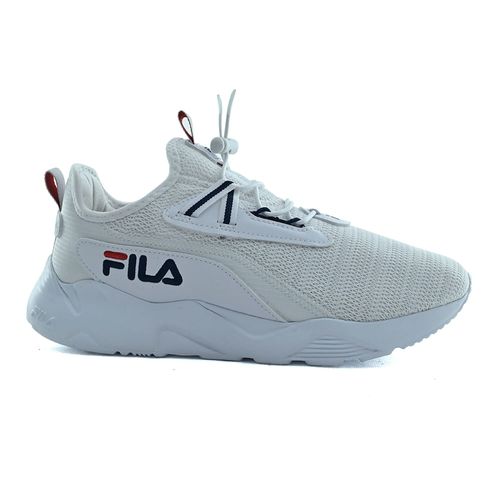 Tênis Esportivo Fila V Track 3.0 Branco e Marinho Feminino