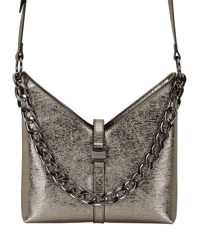 Bolsa Vizzano Corrente Metal Grafite Feminino