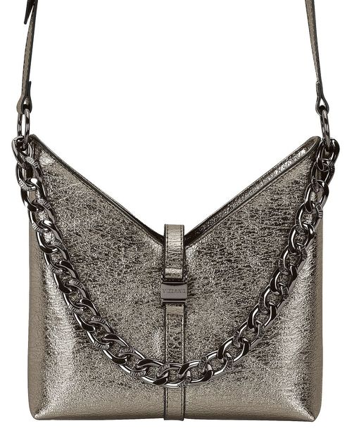Bolsa Vizzano Corrente Metal Grafite Feminino