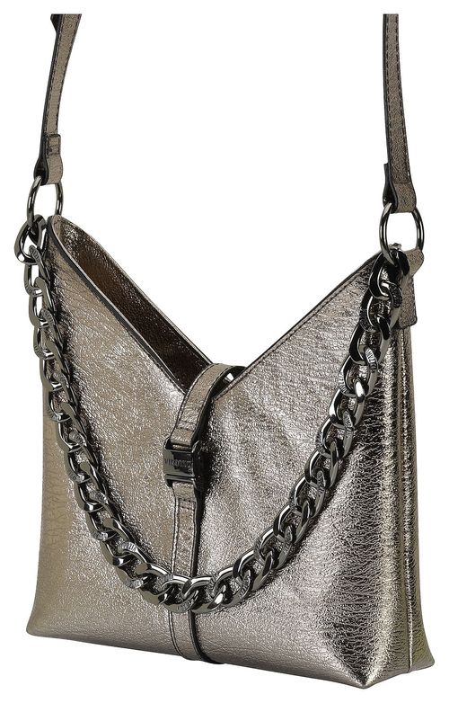 Bolsa Vizzano Corrente Metal Grafite Feminino
