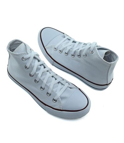 Tênis Casual Sola Caixa Cano Alto BoxStar Branco Feminino