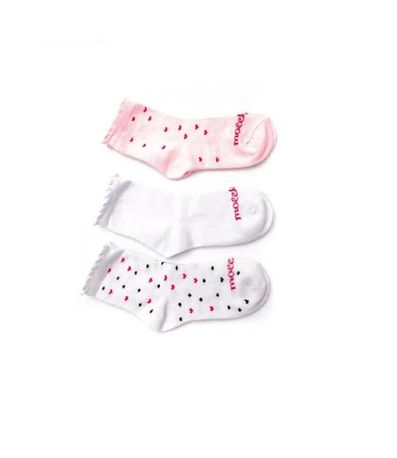 Kit 3 Pares de Meias Molekinha Casual Infantil