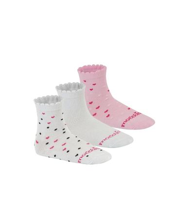 Kit 3 Pares de Meias Molekinha Casual Infantil