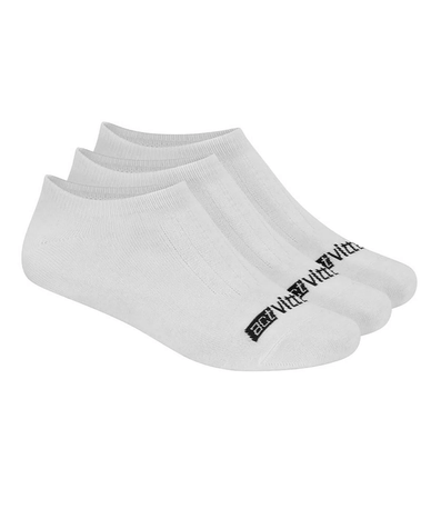 Meia Casual Activitta Invisível Branca Masculino