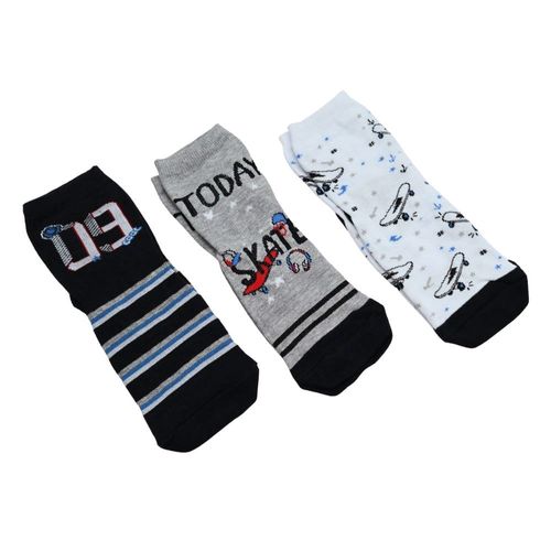 Meia Detroit Casual 3 Pares Masculino